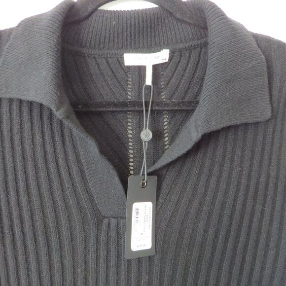 Rag & Bone Merino Wool Polo Sweater – NWT – Black – Size M - Picture 4 of 5